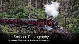 Landscape Photography Challenge 11  Curves  Puffing Billy Trestle Bridge [upl. by Cleodel]