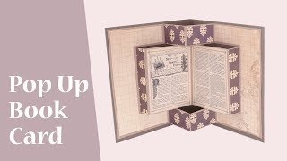 Pop Up Book Card Tutorial [upl. by Jephum]