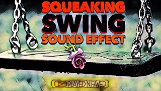 Squeaking Swing Sound Effect  Sound Of Park Swing Squeak  Swinging Squeaks Sounds  Royalty Free [upl. by Allister]