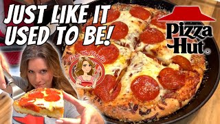 How To Make Pizza Hut Pan Pizza At Home  Tara the Foodie [upl. by Meli221]