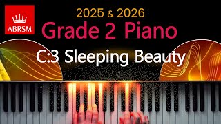 ABRSM 2025 amp 2026  Grade 2 Piano Exam  C3  Sleeping Beauty  Ivana Loudová [upl. by Adnolehs739]