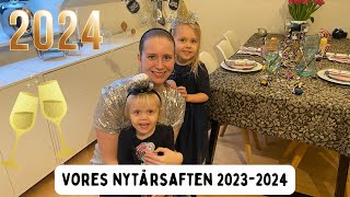 Vlog  Vores nytårsaften 20232024 [upl. by Calv285]