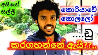 කොරියාවේ කොල්ලෝ ඩු කරගහන්නේ ඇයිhow to mange korean moneylearn korean in sinhalakoreanlanguage [upl. by Eimot582]