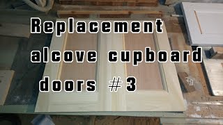 Replacement alcove cupboard doors 3 Making the beading cutting amp planing small section timber [upl. by Ailemac]