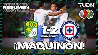 HIGHLIGHTS  León 12 Cruz Azul  Liga Mx AP2024  J7  TUDN [upl. by Tiram458]