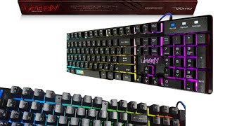 umcorn K01 Metal RGB Gaming Keyboard by wanistorepk short Video [upl. by Anayia]