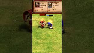 Leonidas vs Frederick Barbarossa AoE2 Shorts [upl. by Adnilahs]