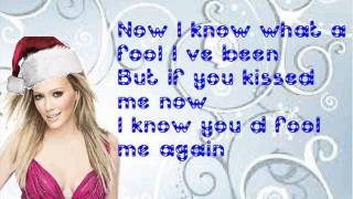 Hilary Duff  Last Christmas Lyrics [upl. by Ameen]