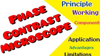 Phase Contrast Microscope  Working advantageslimitationsapplications [upl. by Ennovad]