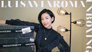 Holiday礼物开箱  GUCCI也打折？ 超酷的及踝羽绒服  复古情侣卫衣  LUISAVIAROMA UNBOXING  SUGGY [upl. by Sukin724]