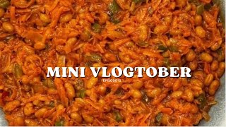 VLOGTOBER  HOW TO MAKE CHAKALAKA SOUTH AFRICAN DISH foryou exlore cooking youtubeshorts fyp [upl. by Thurber]