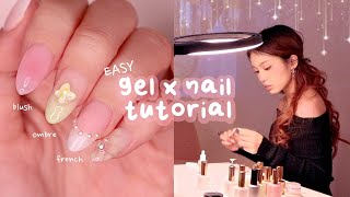 How to Do GelX Nails Like a PRO 💫 nail extensions  beginner nail art [upl. by Trula984]