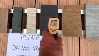 AB Commercial Decking  Decking Temperature Test [upl. by Viveca372]