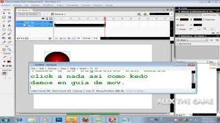 como hacer guia de movimiento en flash 8 HD [upl. by Timotheus]