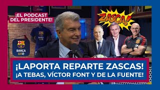 🔵🔴 ¡LAPORTA REPARTE ZASCAS EN SU PODCAST 🔴🔵 Y HABLA DE TODO NIKE CAMP NOU ECONOMÍA FICHAJES [upl. by Tiffie]