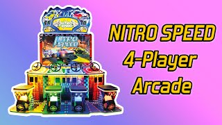 Introducing the Nitro Speed 4Player Ticket Redemption Arcade Machine [upl. by Engapmahc856]