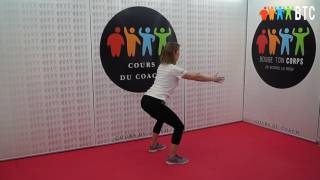 Travailler les fessiers et les cuisses avec le squat  Exercice WWWBOUGETONCORPSNET [upl. by Darrelle]