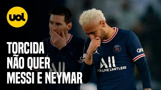 TORCEDORES DO PSG XINGAM MESSI E PEDEM QUE NEYMAR VÁ EMBORA ASSISTA [upl. by Oirad]