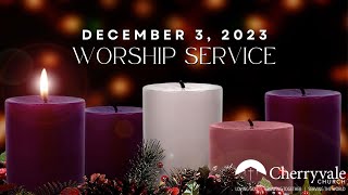 December 3 2023 Sunday Worship Service at Cherryvale UMC Staunton VA [upl. by Hervey]