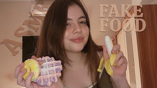 Você vai dormir em 5 minutos com esse ASMR FAKE FOOD [upl. by Noletta]