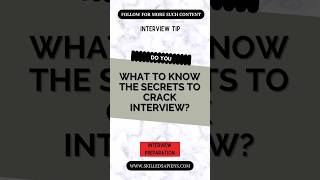 Cracking interviews Know Essential Tips [upl. by Feirahs]