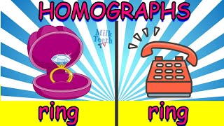 HOMOGRAPHS  Confusing Words with Same Spelling but Different Meaning  List amp Examples [upl. by Margarethe]