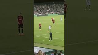 Ruibal Ovación al entrar al terreno de juego BetisMallorca 230924 realbetis football [upl. by Rbma]