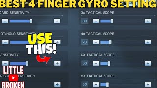 Best Gyro Sensitivity Setting  Hud in Cal Of Duty Mobile BR  1 Gyro Player In Codm [upl. by Leahcimnhoj88]