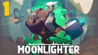 Moonlighter  Episode 1  Roguelite Shopkeeping Adventures [upl. by Burr292]