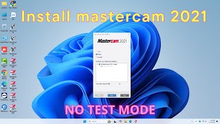 Install mastercam 2021 [upl. by Nrehtac]