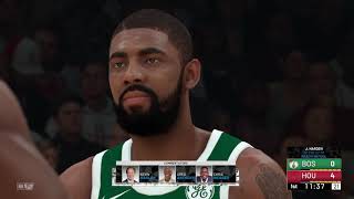 NBA 2K19  Boston Celtics vs Houston Rockets City Earned Jerseys [upl. by Ramos881]