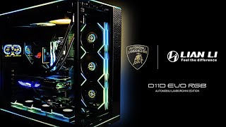 Lian Li Lamborghini PC Build [upl. by Nylhtac524]