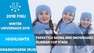 Freestyle Skiing and Snowboard Russian Cup Stages 🎿🏂 29th Winter Universiade Krasnoyarsk 2019 [upl. by Giardap]