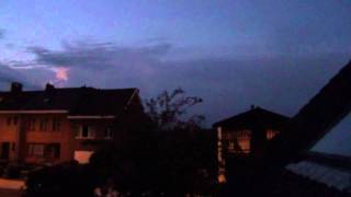 zwaar onweer 10 september 2011 super lightning storm [upl. by Komsa54]