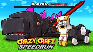 Speedrun CRAZY CRAFT CHALLENGE Minecraft [upl. by Rovert]