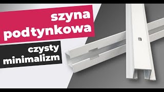 Szyna podtynkowa  karnisz wpuszczony w sufit [upl. by Eslehc]