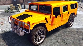 GTA 5 PC MODS  Hummer H1 GTA 5 CAR MOD [upl. by Lola]