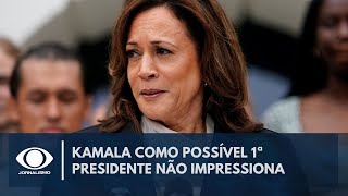 Ineditismo de Kamala pode ser prejudicial para a campanha dela avalia professor [upl. by Lenej538]