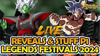 LE LEGENDS FESTIVAL EST LÀ  Reveals And Stuff Legends festival 2024 Dragon Ball Legends [upl. by Kuo]