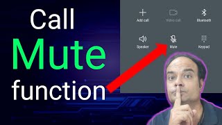 How to mute unmute calls  Call mute settings  call settings in android phone [upl. by Sartin624]