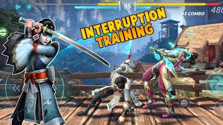 Kibo Practice Interruption training  shadow fight 4 arena [upl. by Ydissahc]