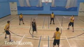 Basketball Drill  Passing  Monkey In the Middle [upl. by Nasaj]