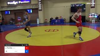 2018 Marine Corps US OpenUWW Junior Freestyle 57 Con 8 1  Joshua Portillo GEWC Vs Aaron Cash [upl. by Ceciley]