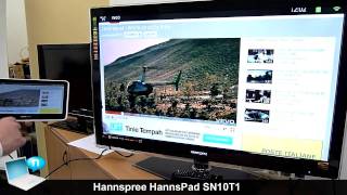 Tablet Hannspree Hannspad SN10T1 [upl. by Dihahs]