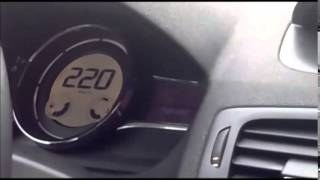 Megane Coupe 14 TCe  autobahn part 3  230 kmh [upl. by Sophy]