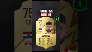 Gvardiol card evolution from FIFA 21 to FC 25 [upl. by Nomaj]