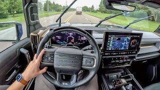 2024 GMC Hummer SUV  9000 Pound Tank Real World Highway Commute [upl. by Janene71]