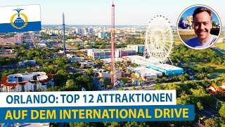 Orlando in Florida entdecken  Top 12 Attraktionen und Sehenswürdigkeiten am International Drive [upl. by Enirod]