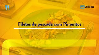 Receita  Filetes de Pescada com Pimentos [upl. by Sivek]