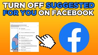 How To Turn Off Suggested For You On Facebook 2024 [upl. by Ahsila]